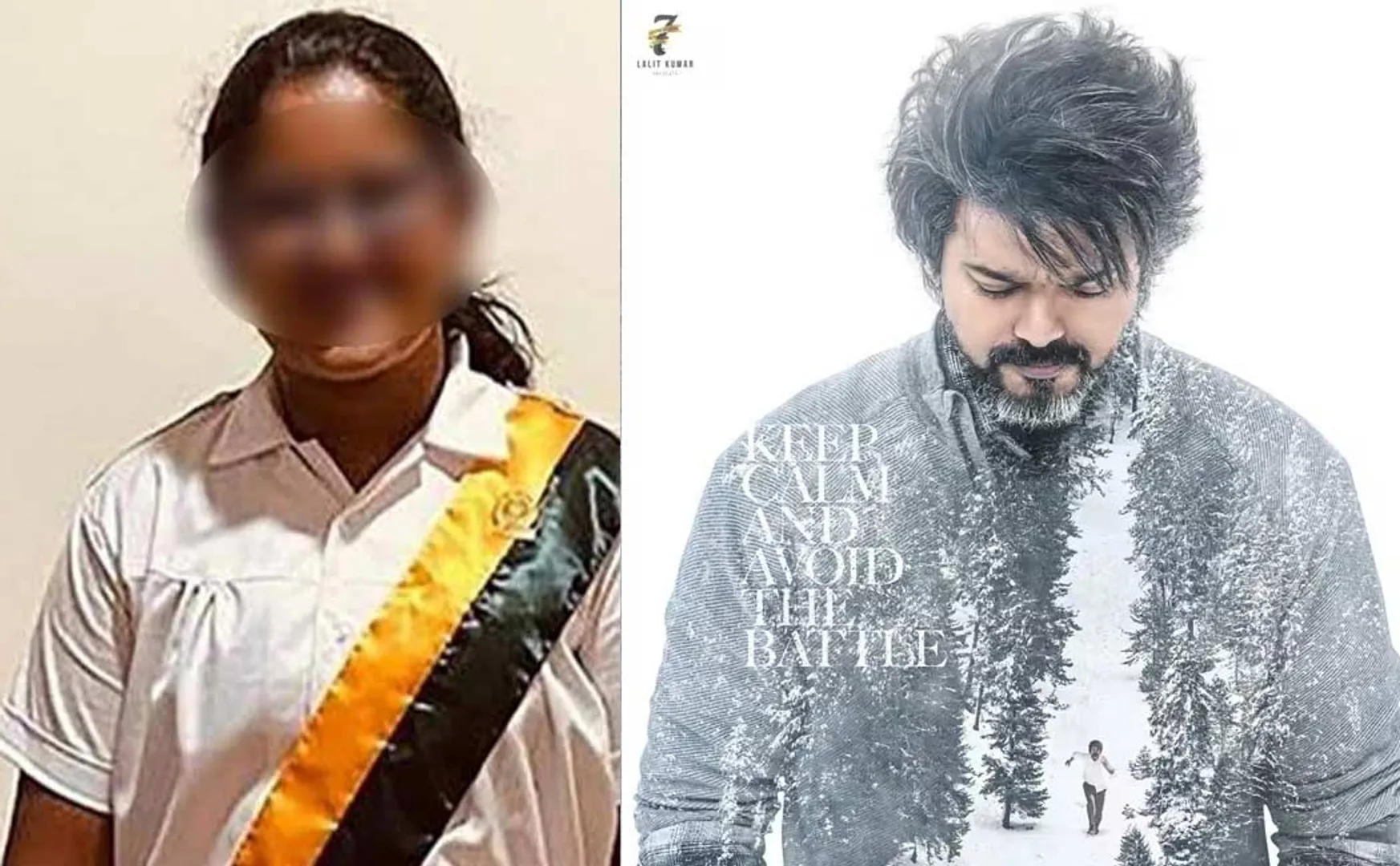vijay leo crew postponed his poster regards vijay antony daughter passed away 