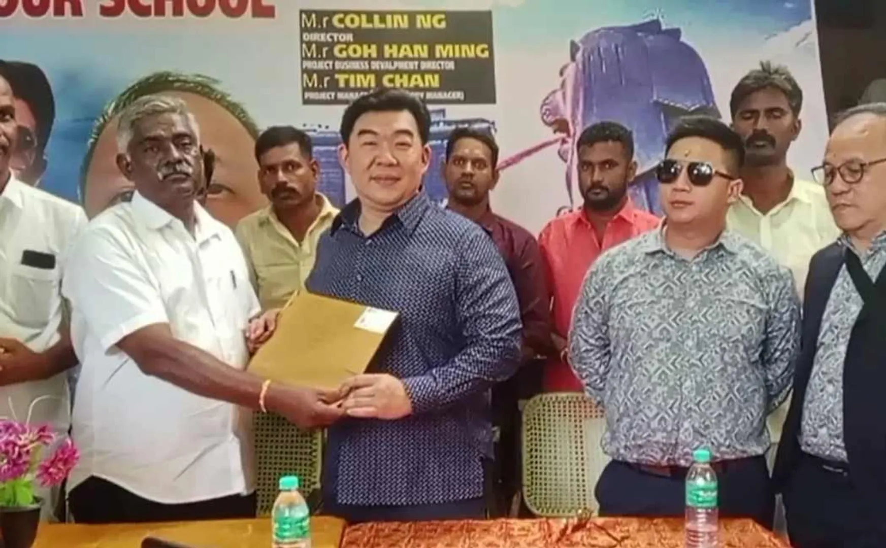 Singaporean businessman who funded Tamilnadu government school