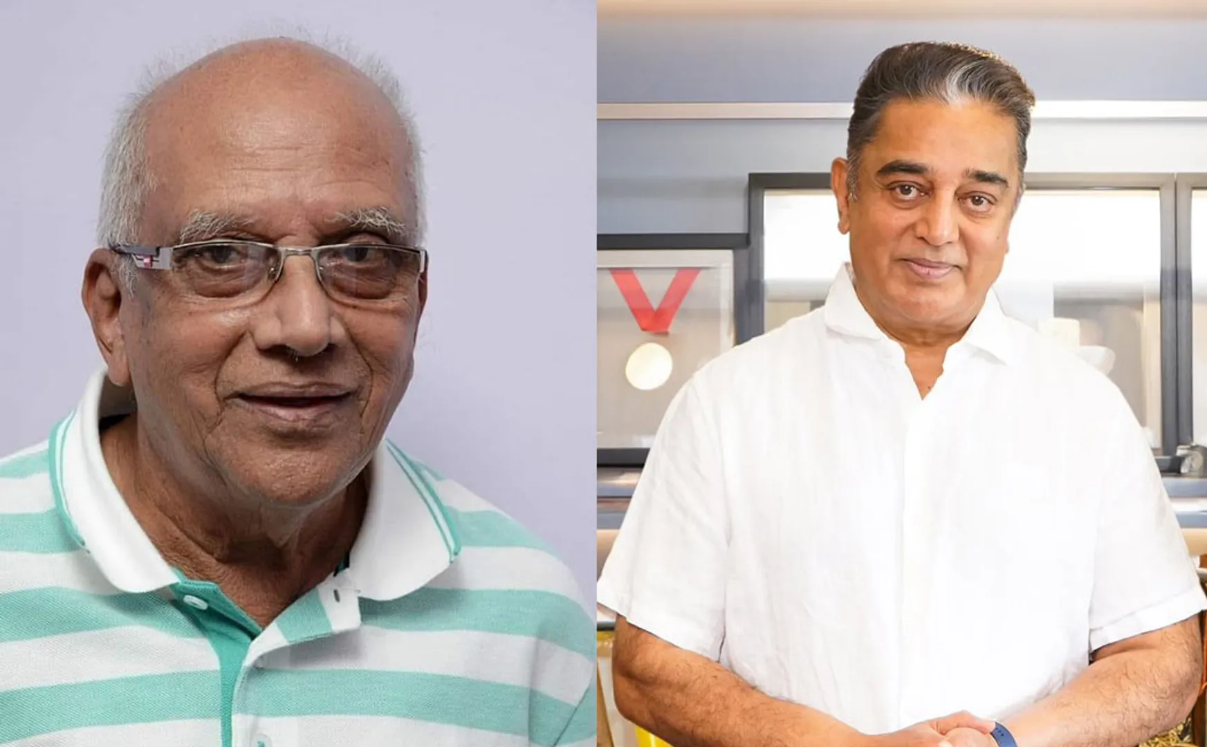kamalhassan wishes Singeetam Srinivasa Rao birthday 