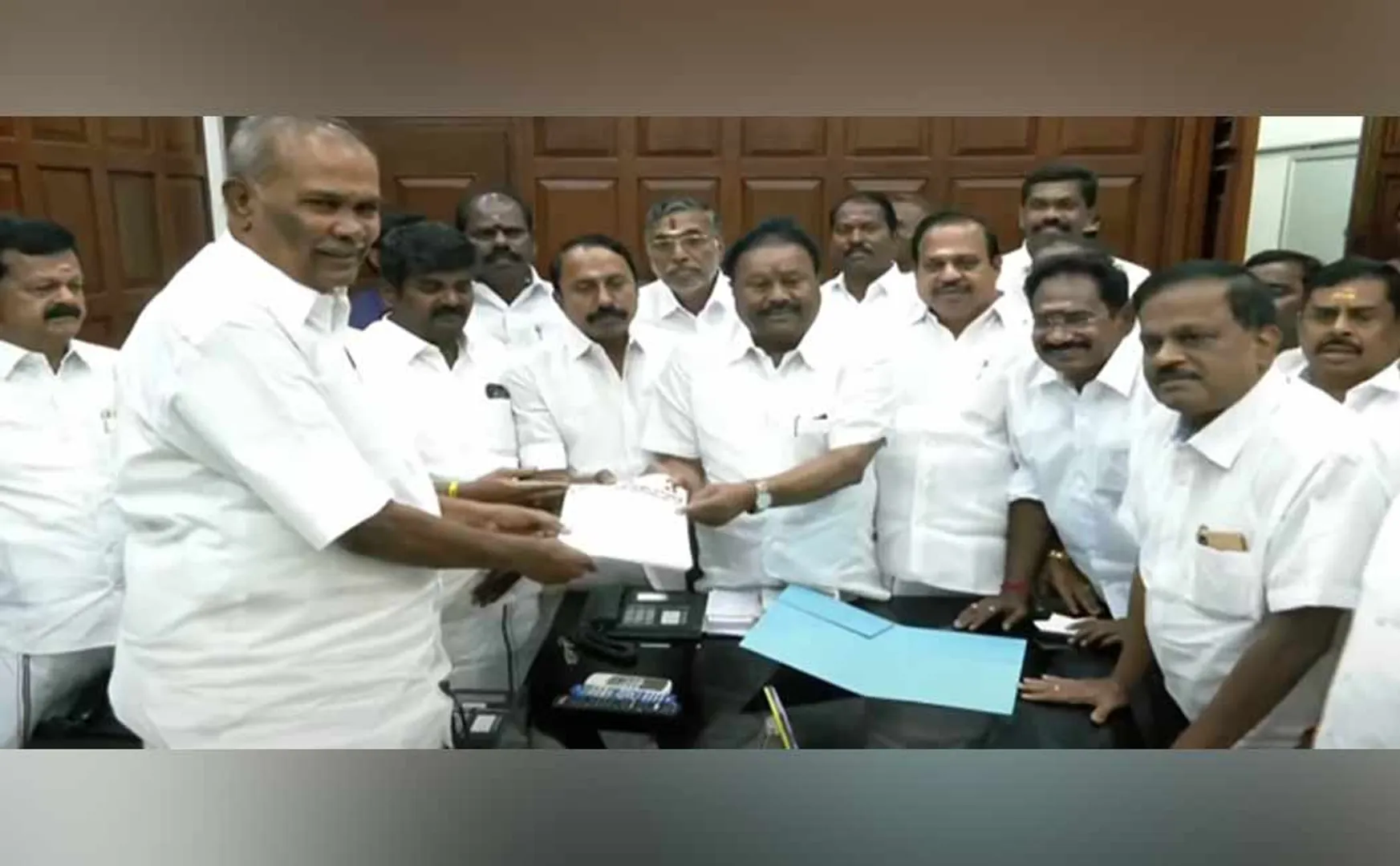 AIADMK made a request to the Speaker