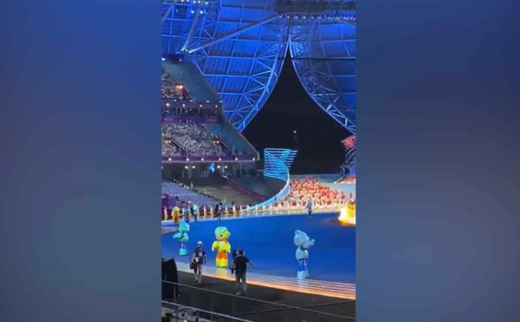 The Asian Games began with a bang