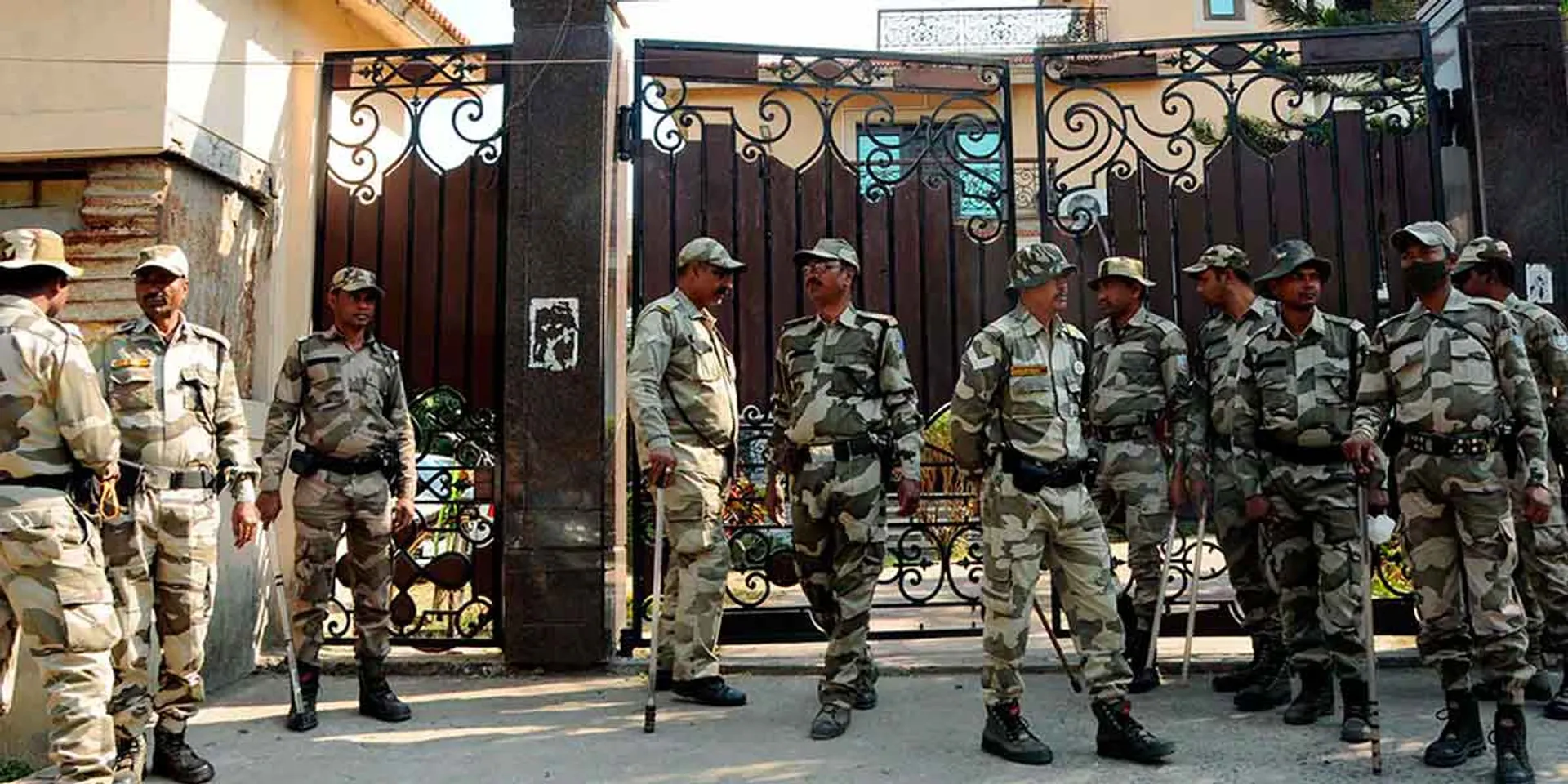 The enforcement department conducted raids at 12 places