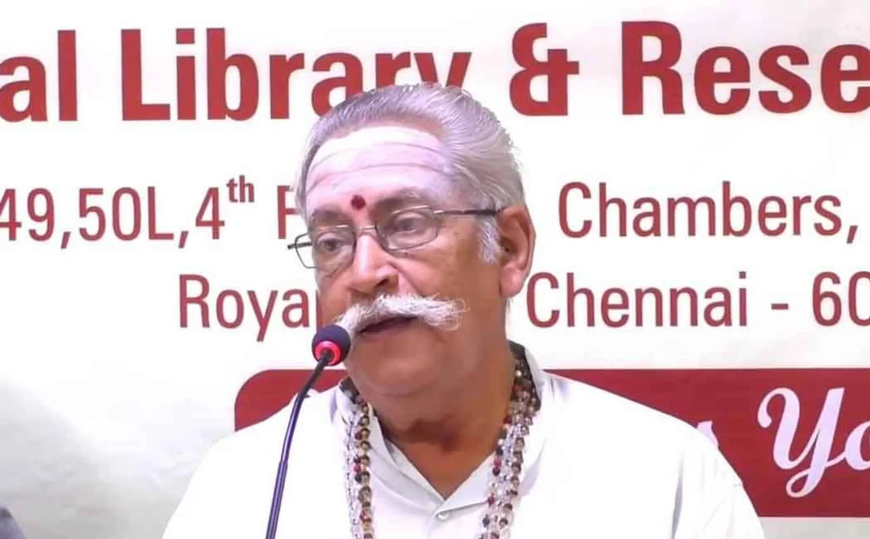 RBVS Manian apologized again 