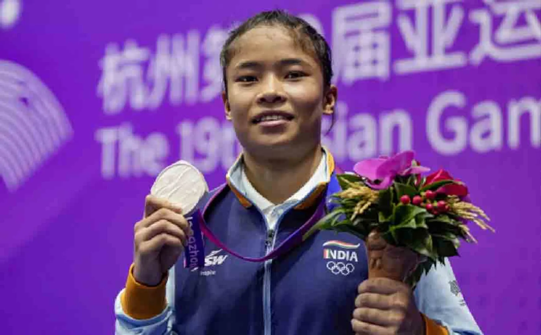 silver medalist Roshibina Devi says Dedicated to the people of Manipur
