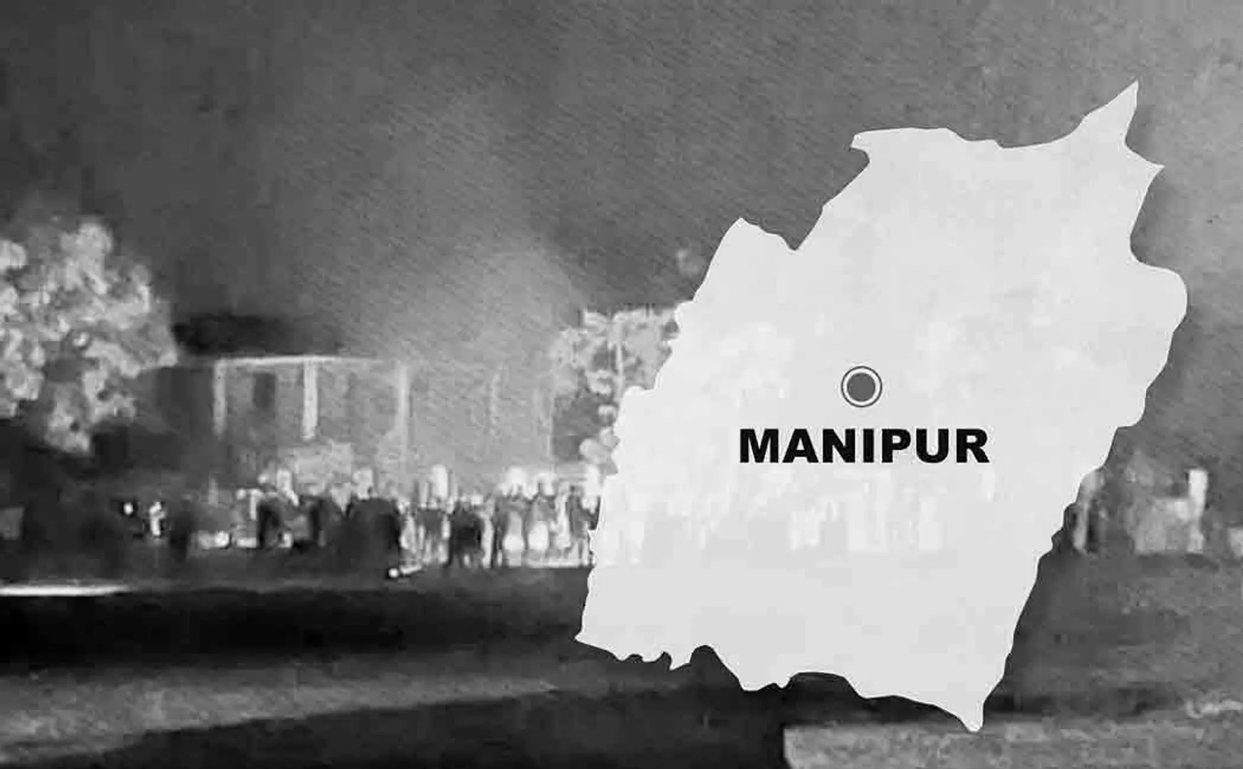 An attempt was made to seige the chief minister's house in Manipur 