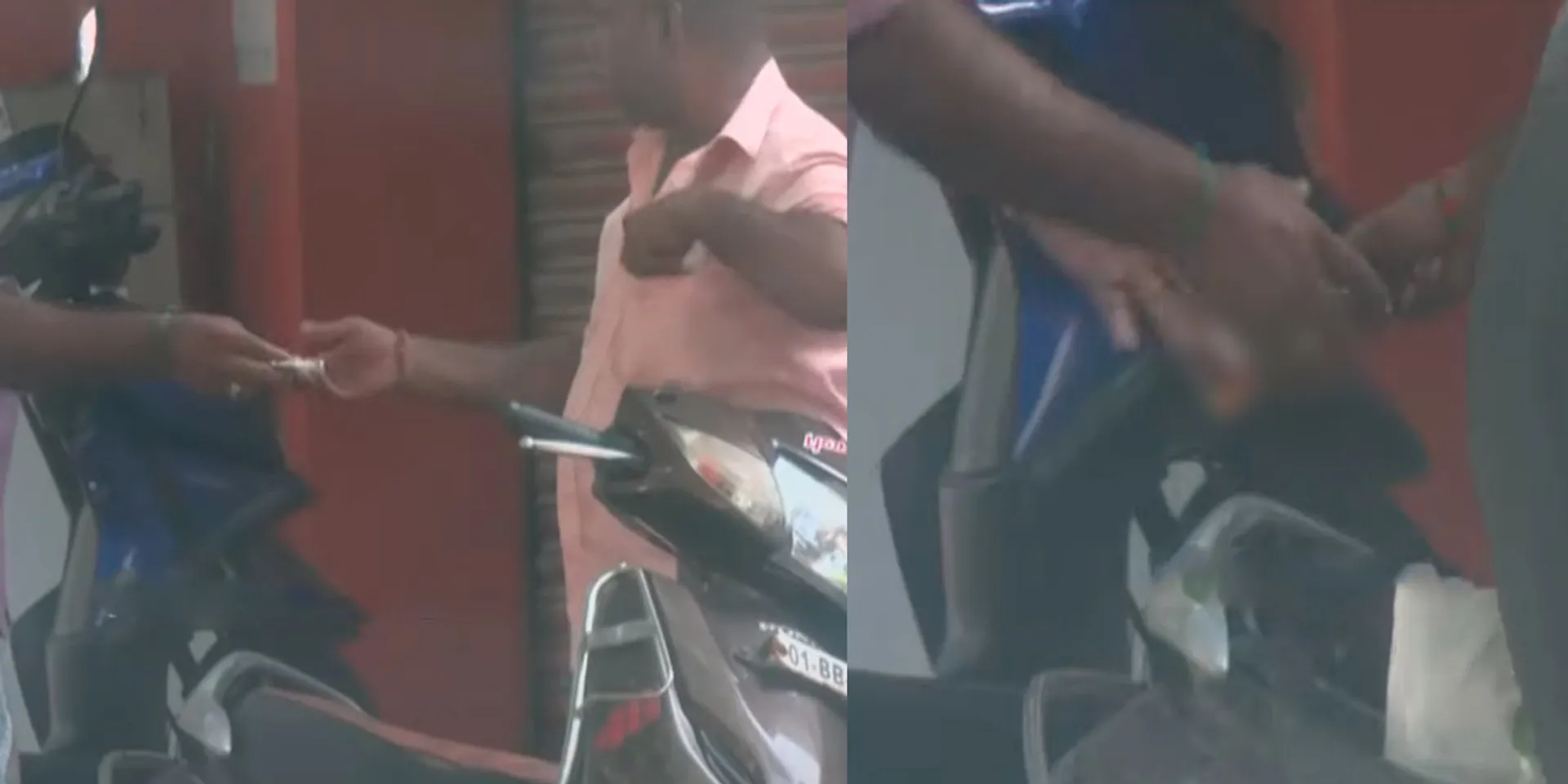 liquor sales on scooters; A video that goes viral