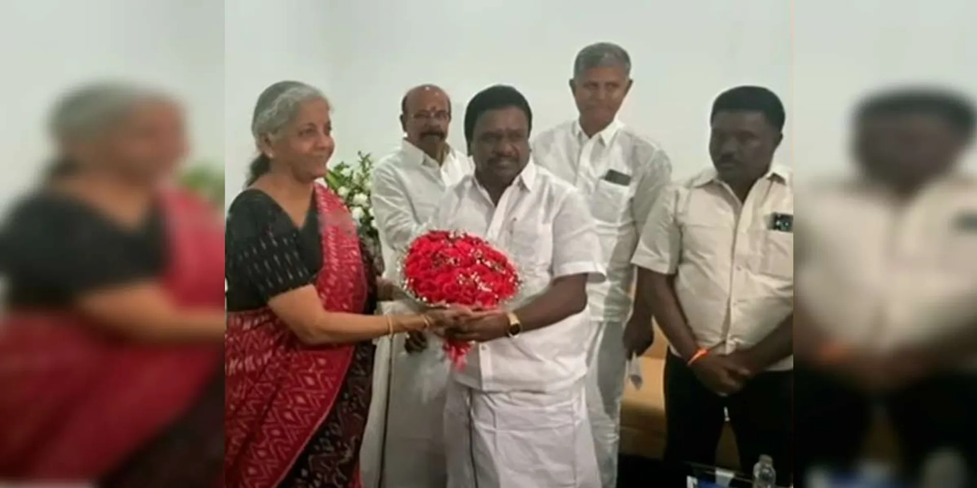 AIADMK MLAs met Nirmala Sitharaman