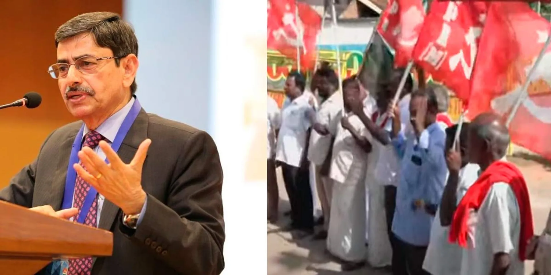"Governor who is upholding Sanatana, go back"-Communist activists who participated in the struggle were arrested
