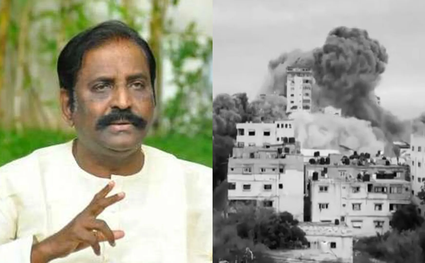 vairamuthu about israel palestine issue 