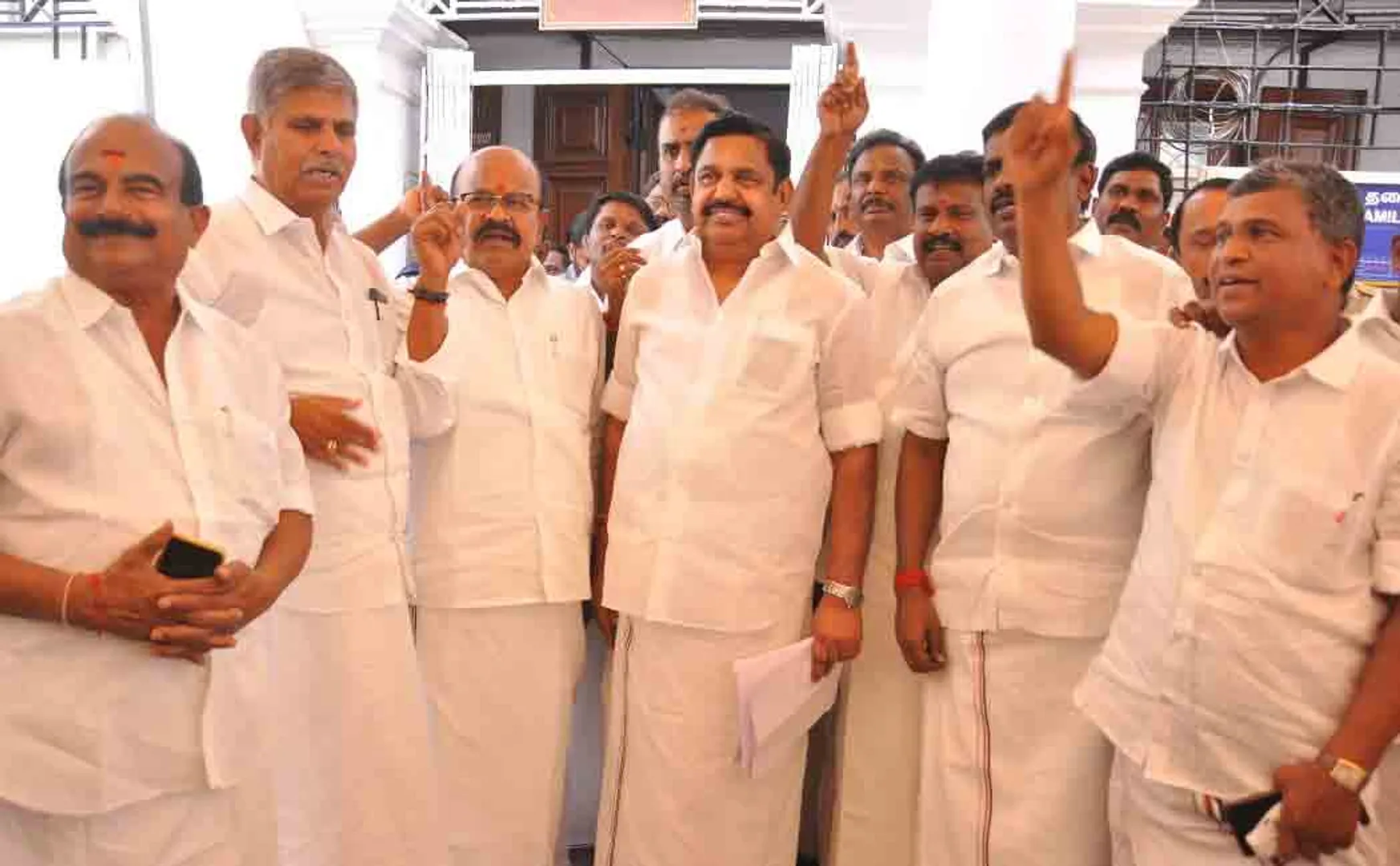 Expulsion of ADMK over separate seat issue (Pictures)
