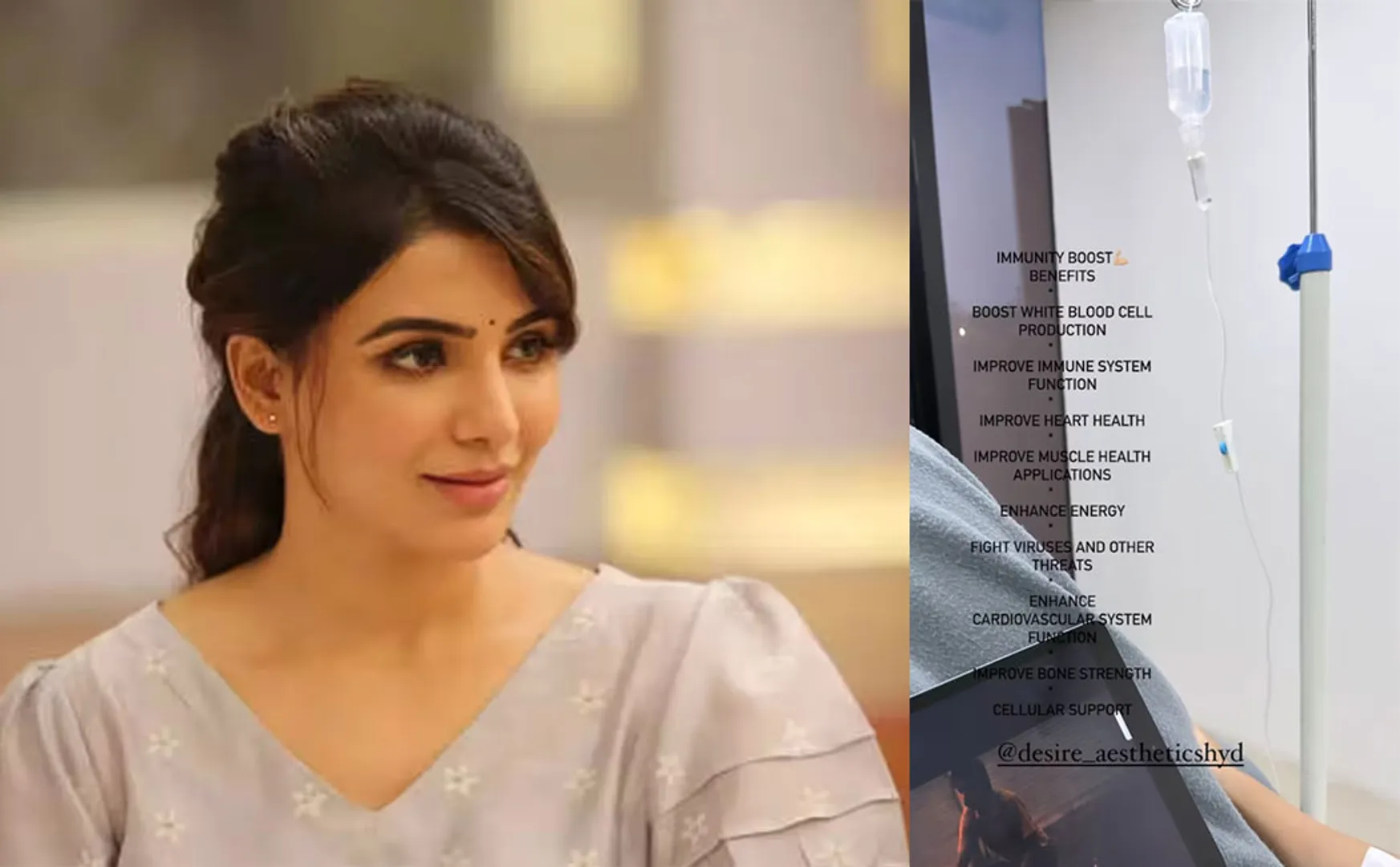 Samantha  hospitalised again 