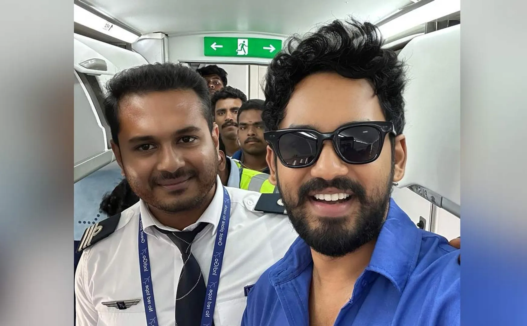 hiphop adhi about his travelling flight announced information in tamil 