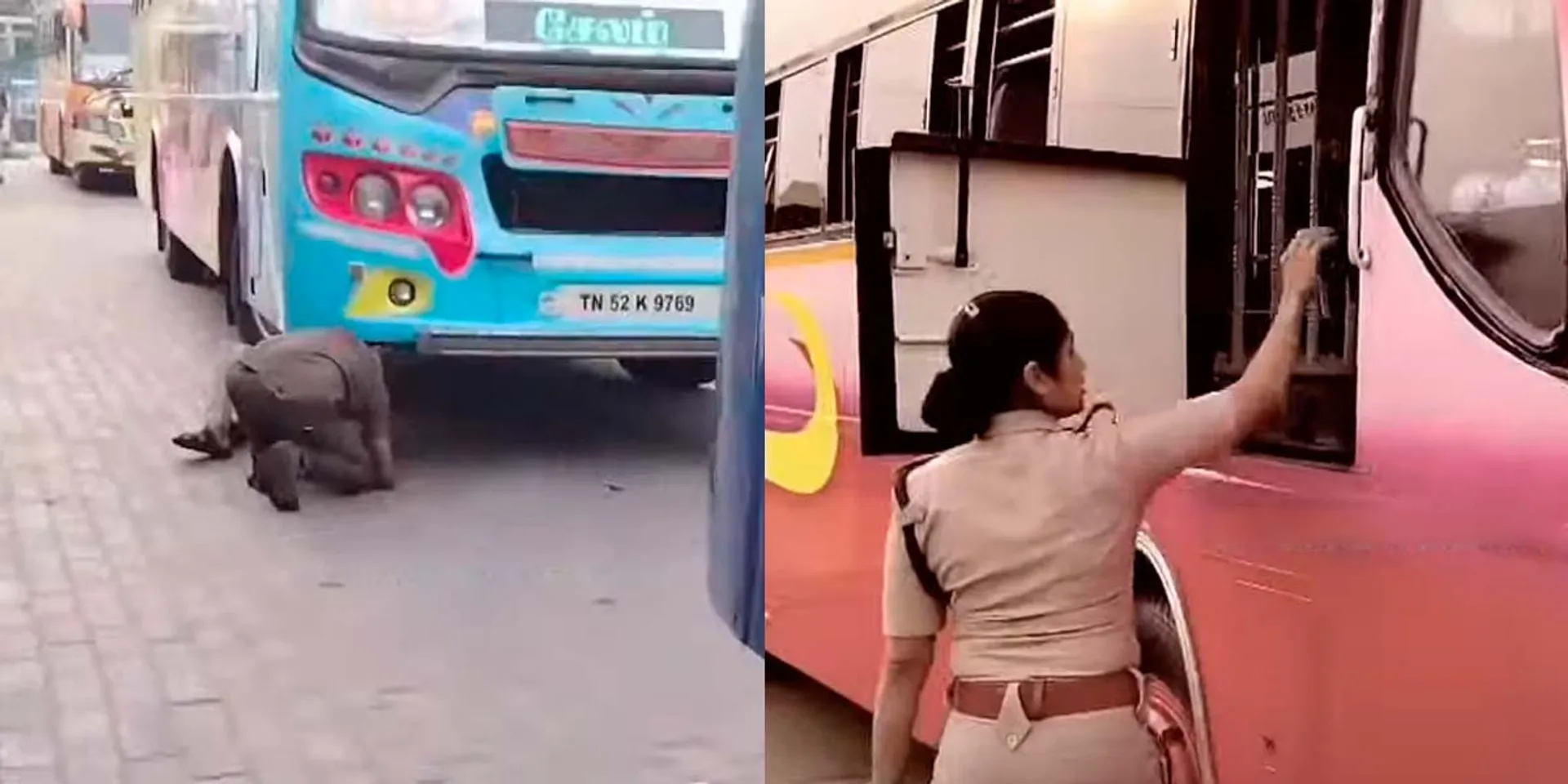 sound Horn Raid; The woman who screamed at the bus station is RTO