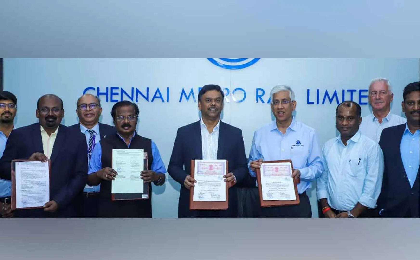 Agreement to build metro stations in Chennai!