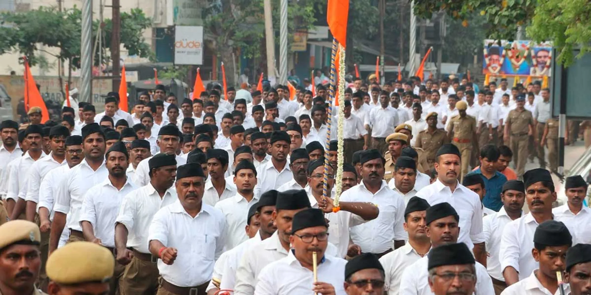  Court permits RSS rally in 33 places with conditions