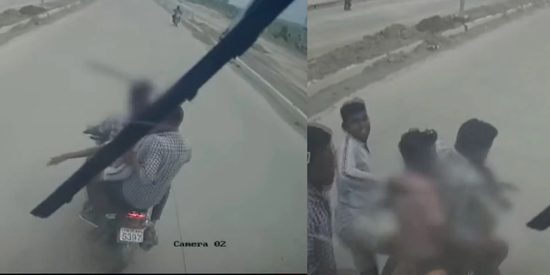 Youths who blocked the bus with machetes; Police investigation