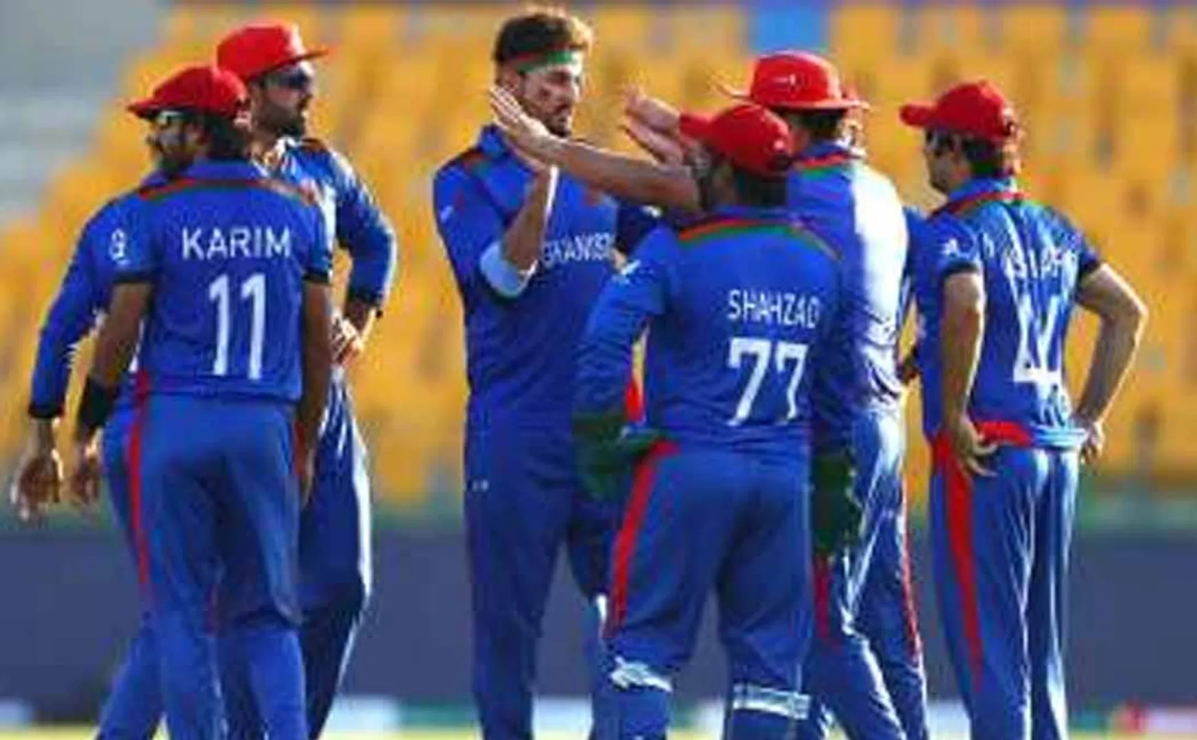 NZ Vs AFG; Posters pasted in Chepakam