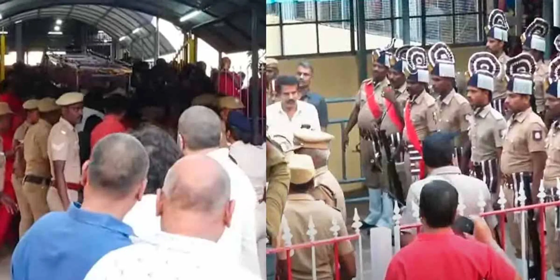 21 shells ringing government honor; The funeral procession of Bangaru Adigar started