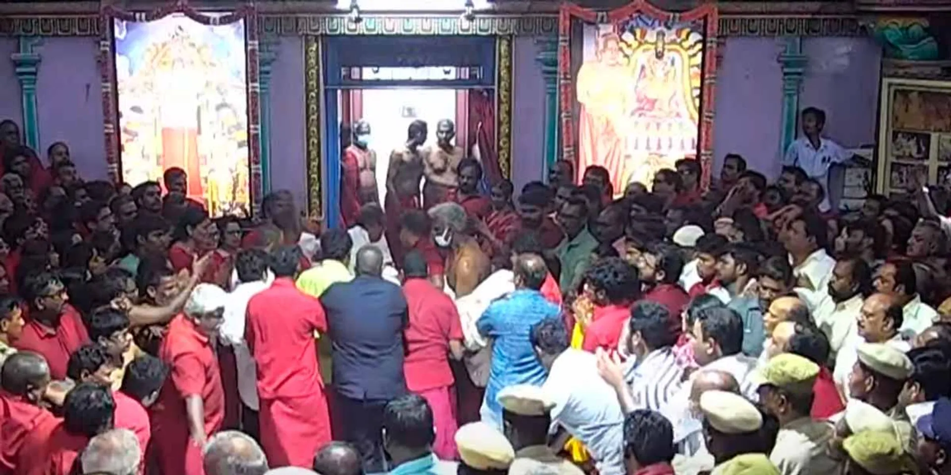 The Bangaru Adigalar was cremated in the temple premises according to the Siddha tradition