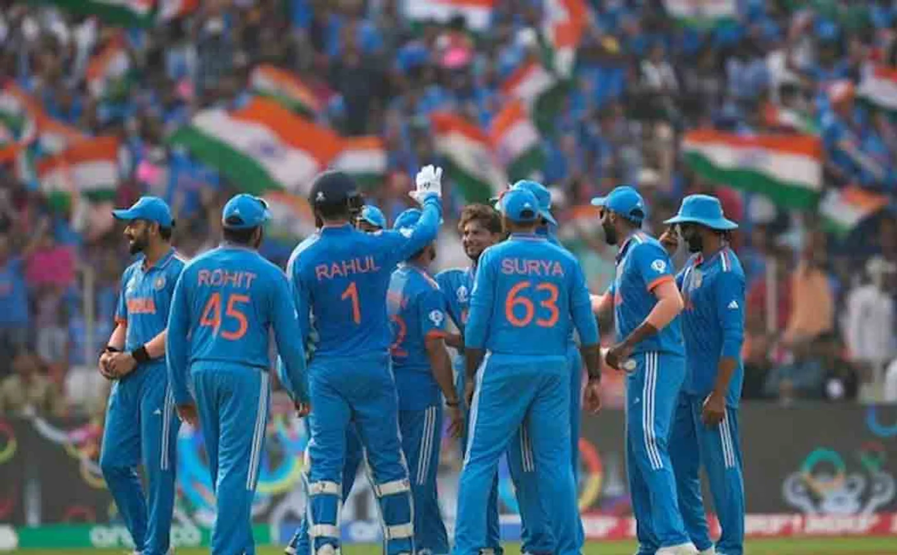 India's 4th win after defeating Bangladesh at World Cup cricket