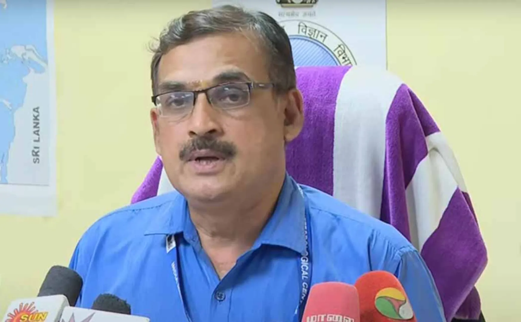 Chance of heavy rain in two districts says Meteorological Department