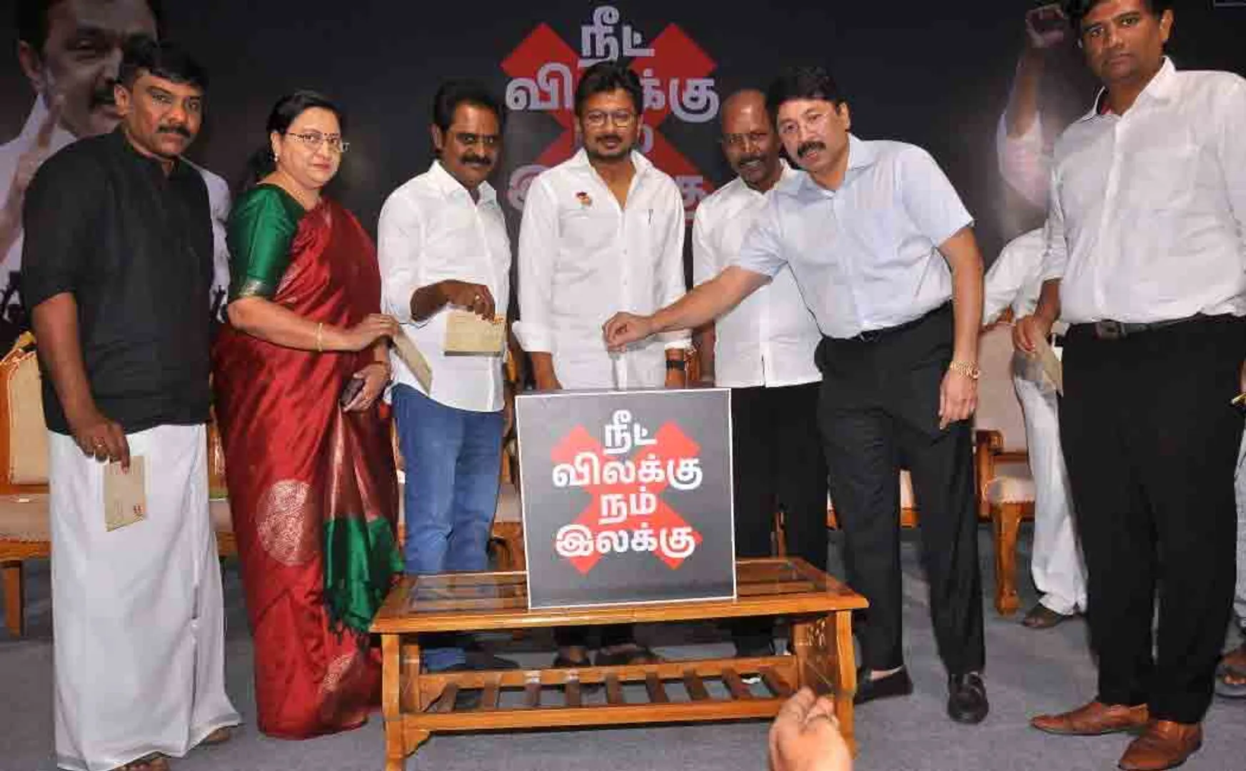 Signing for NEET Exemption Begins (Pictures)