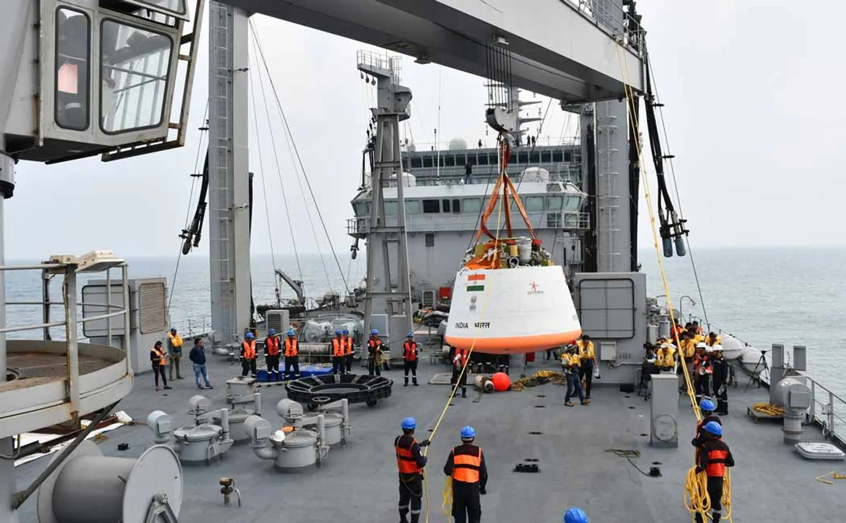 Gaganyaan spacecraft handed over to ISRO