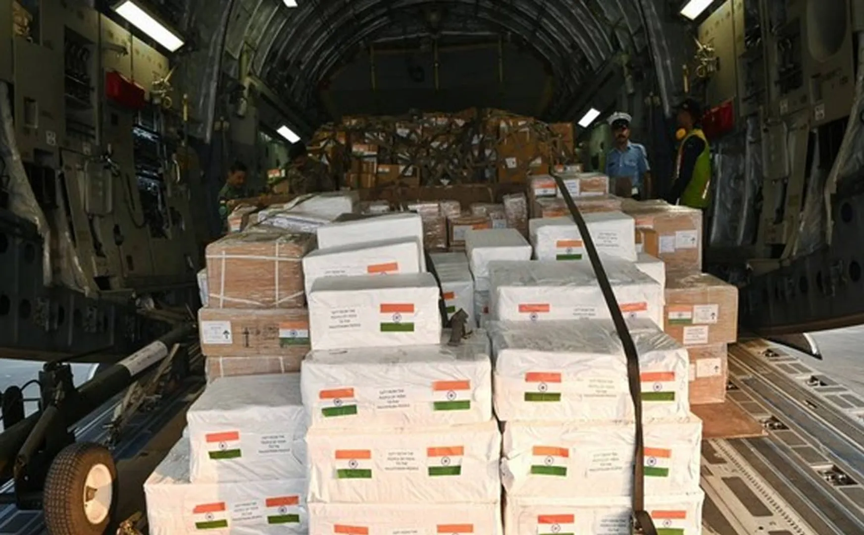 India extended a helping hand to the Palestinian people