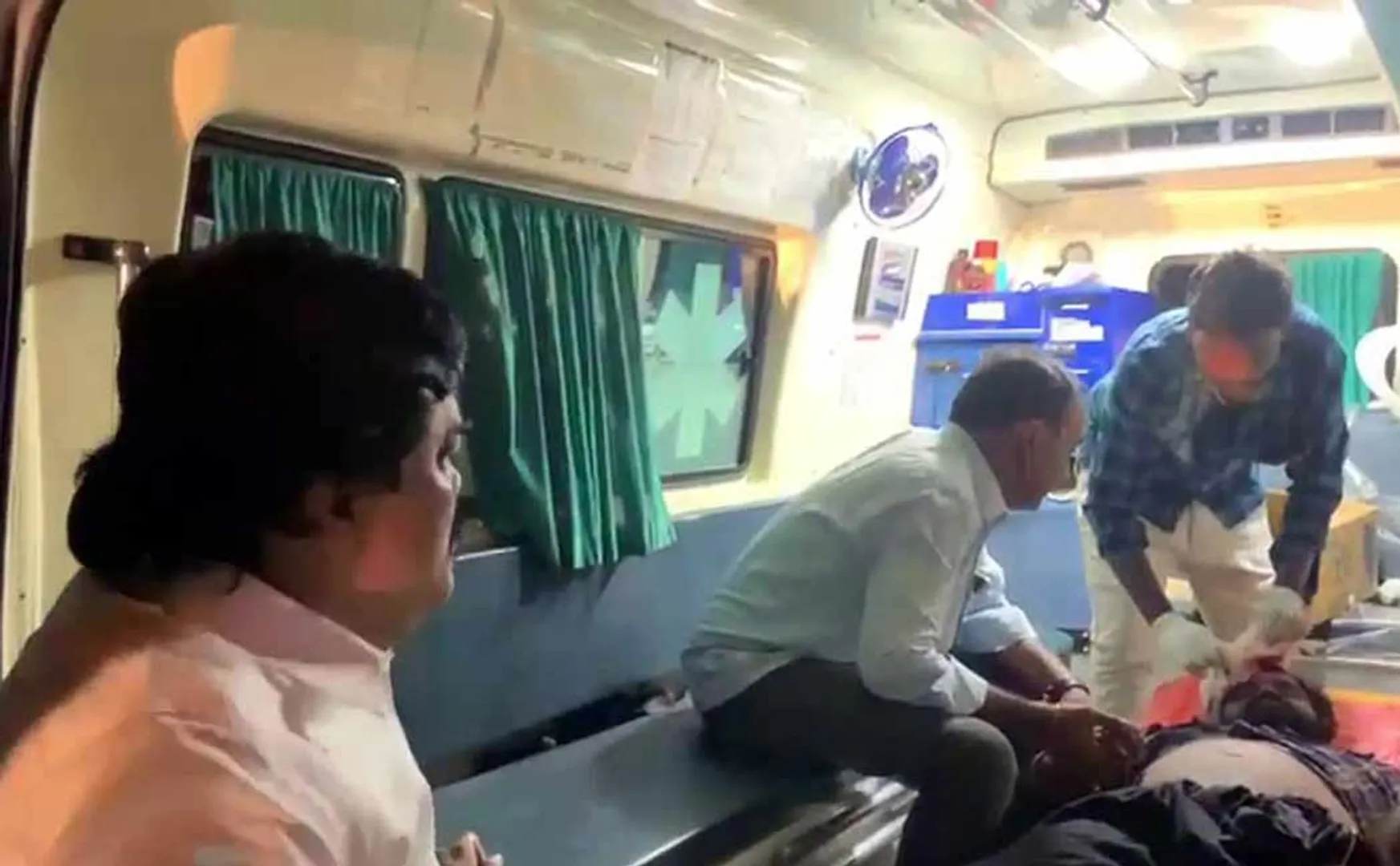Rajendra Balaji rescued the accident victim and sent him for treatment 
