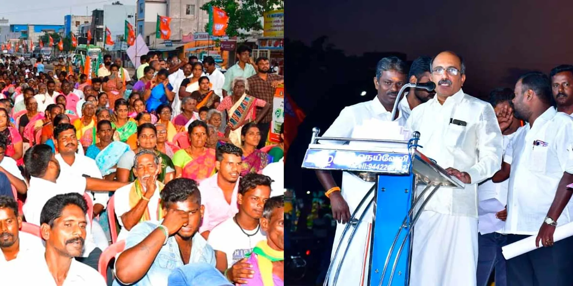 BJP struggle demanding right amount for all womens