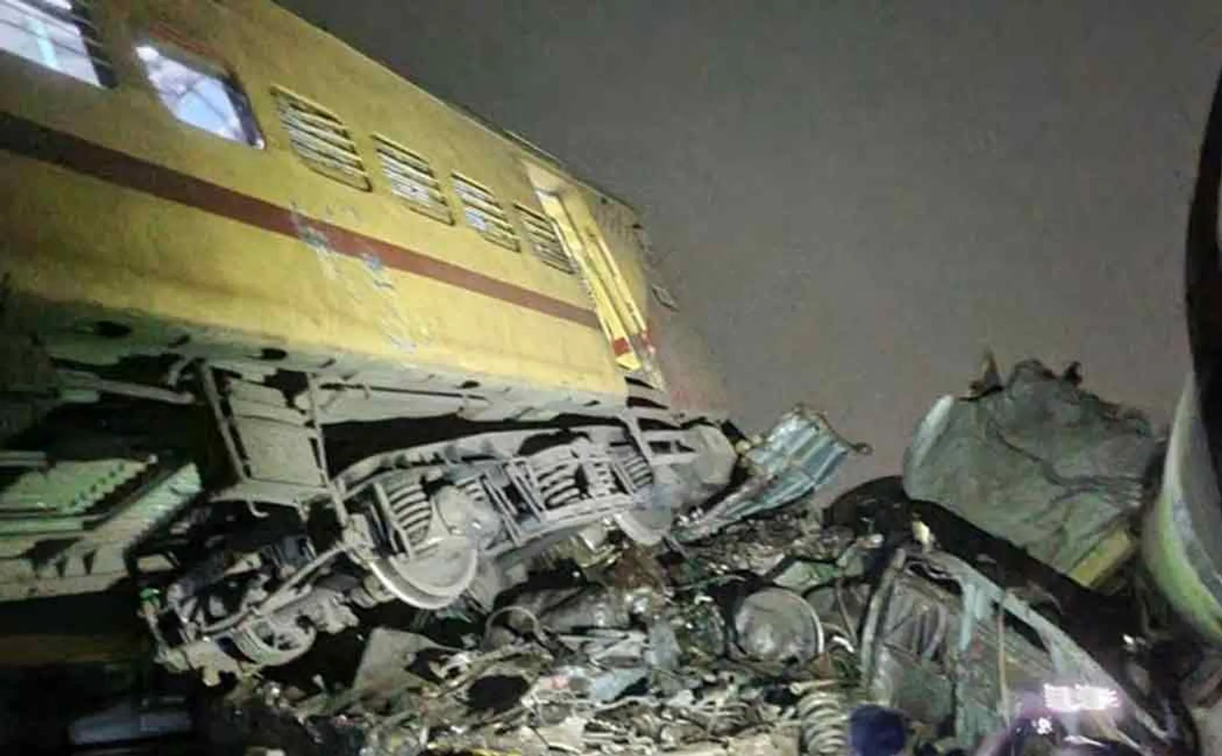 Andhra Pradesh palasa  Train accident 