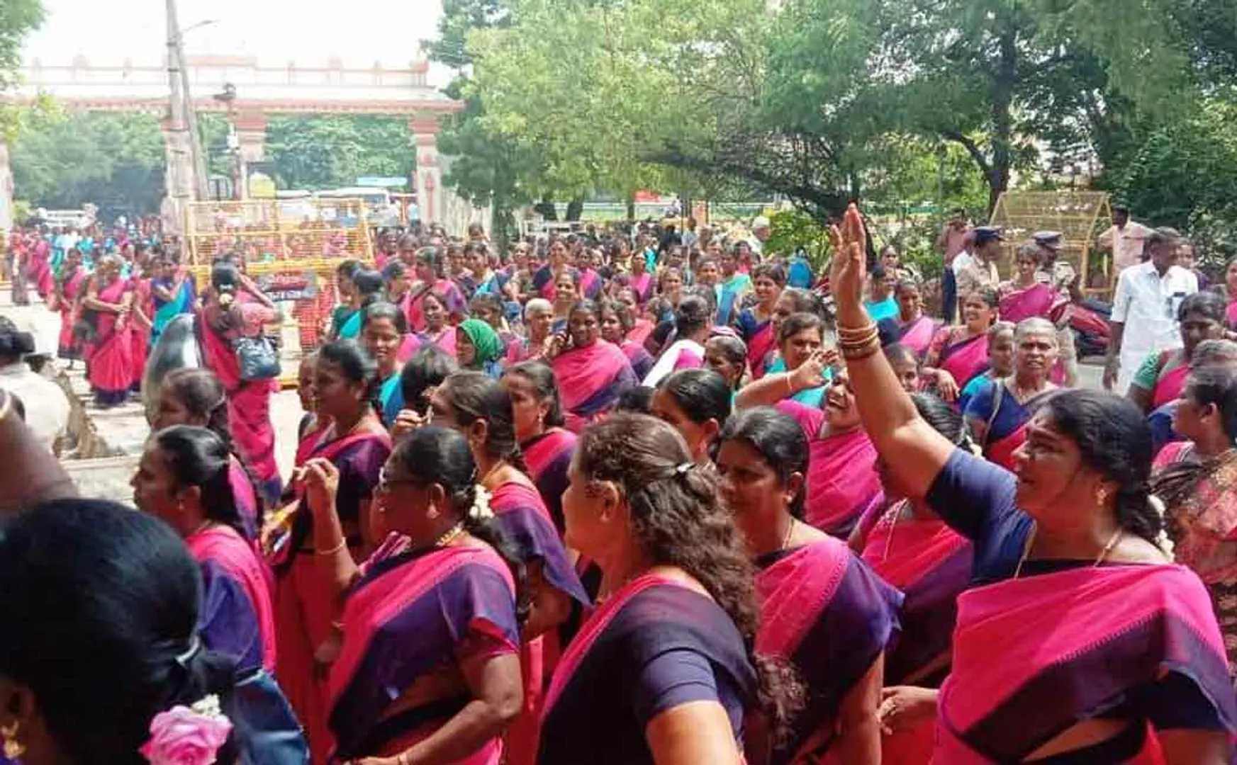 Anganwadi workers struggle in virudhunagar 