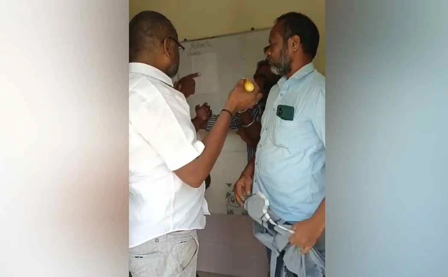 NTK member slapped DMK member 