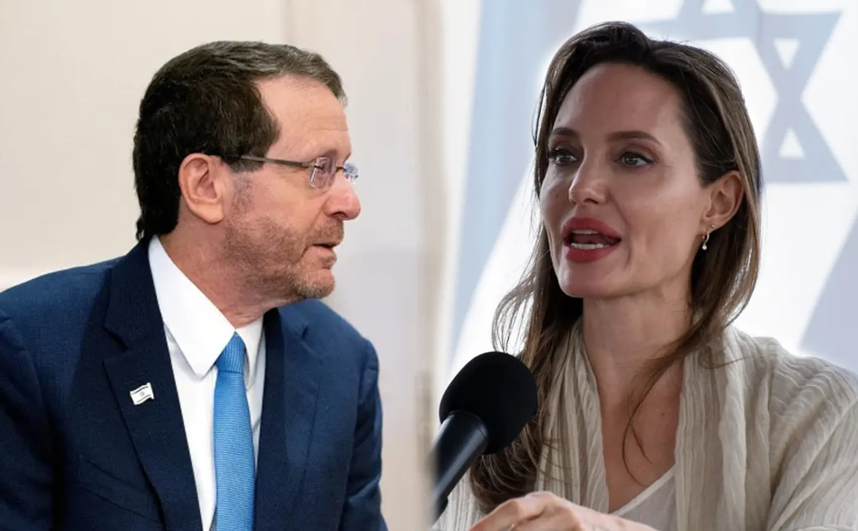 Israeli President Isaac Herzog opposes Angelina Jolie's comments