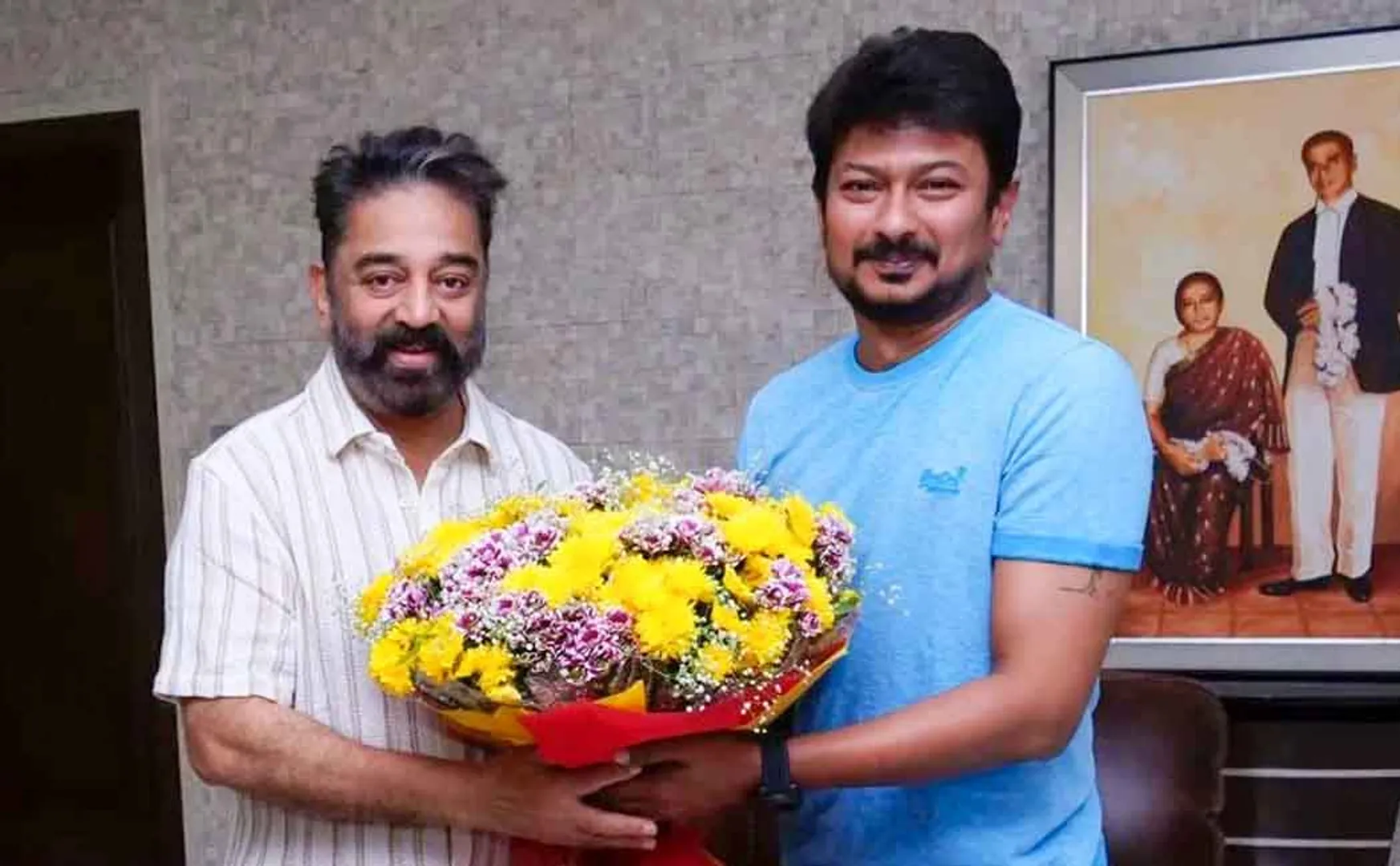 Minister Udayanidhi Stalin congratulates Kamal Haasan