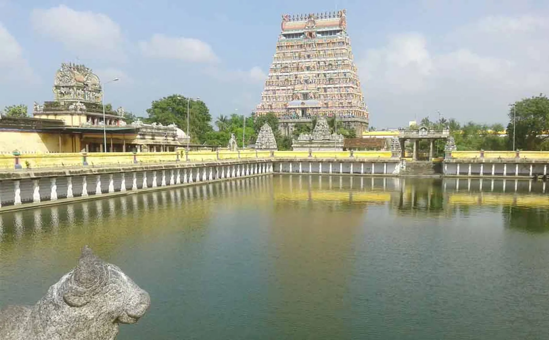Charity Department letter construction work is Nataraja temple without permission