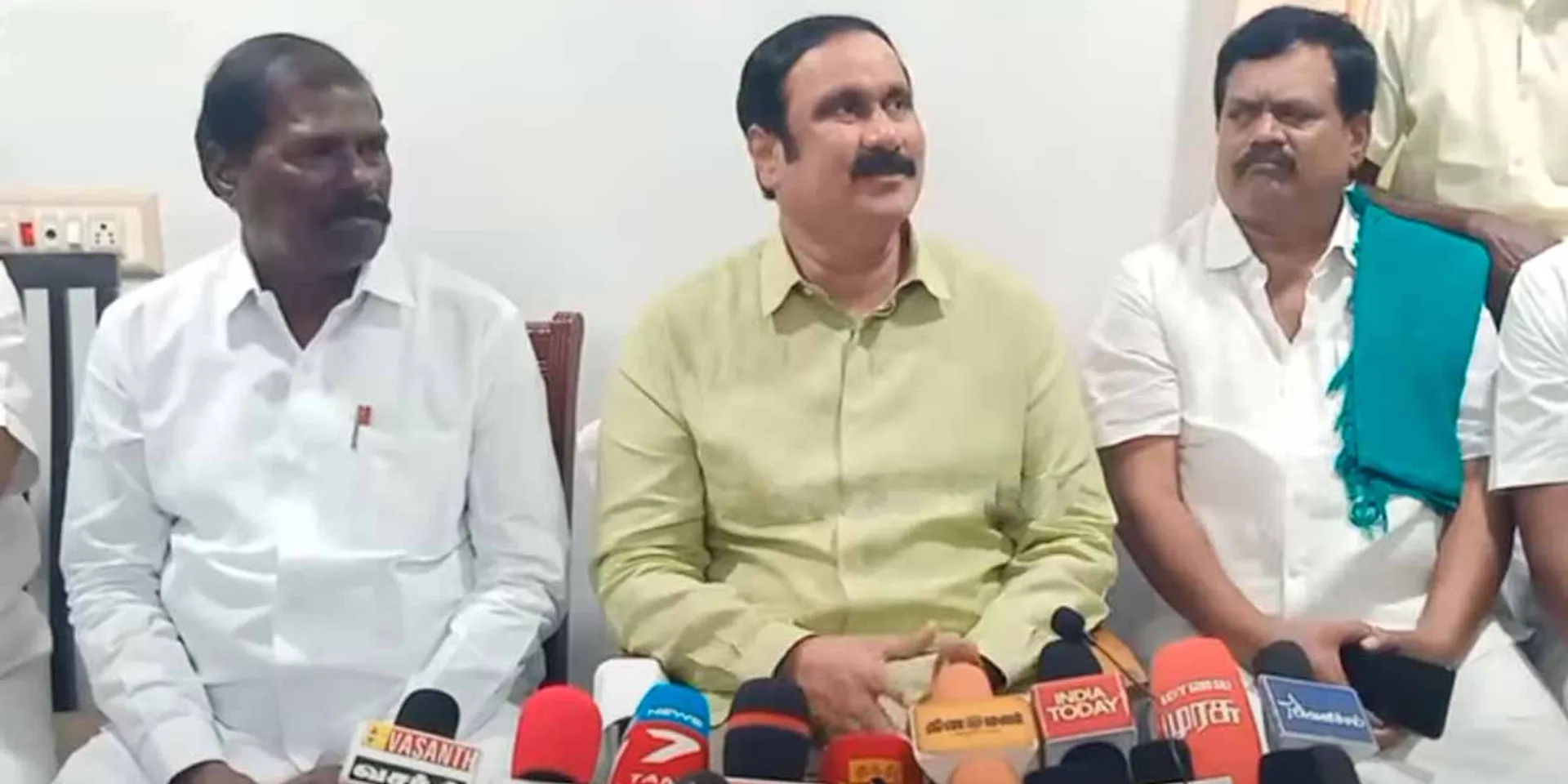 "We will not be silent if anyone speaks ill of these three people" - Pmk Anbumani warned