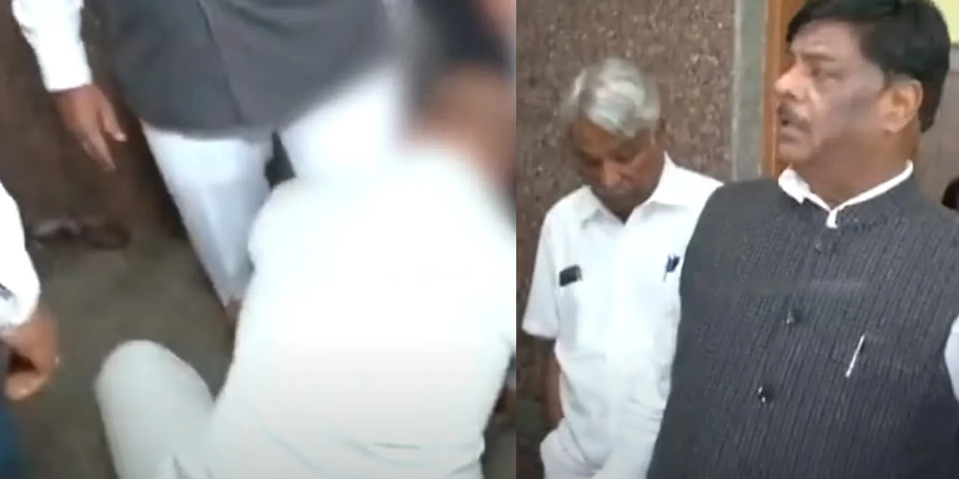 A person to get the minister's shoe stuck... Such a tragedy in the social welfare department