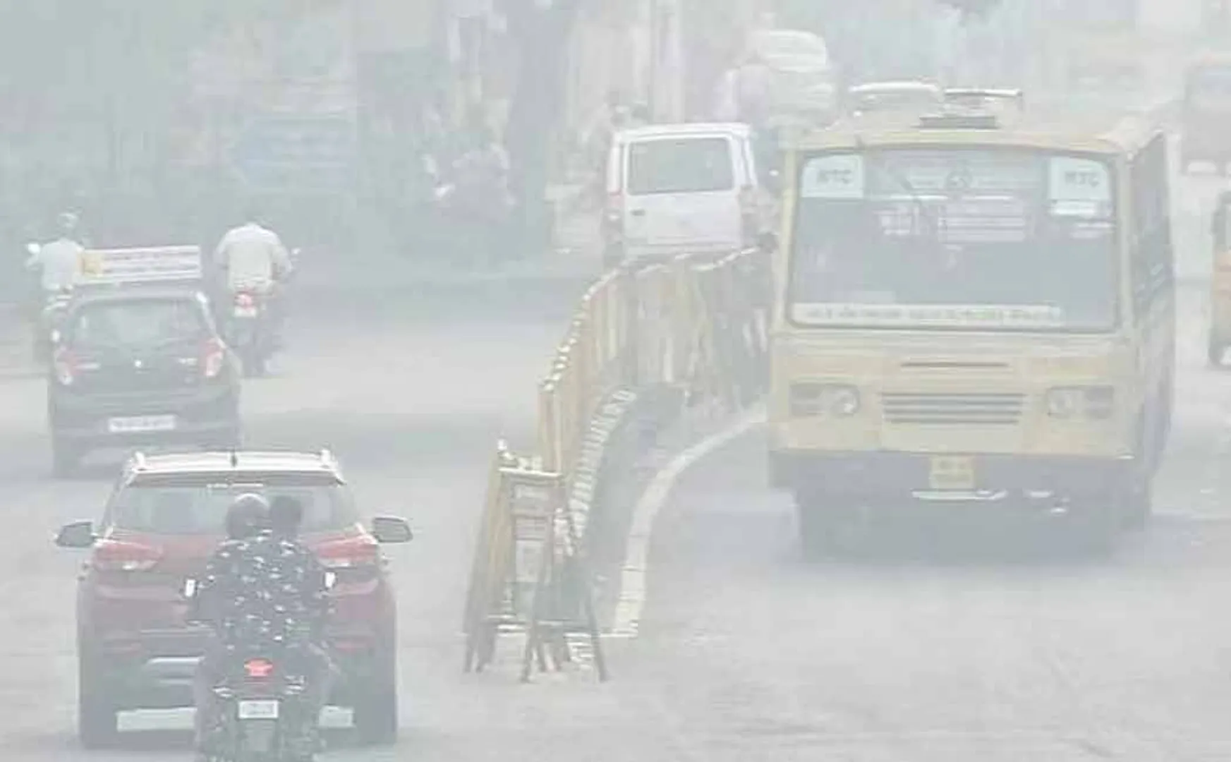 Increase in air pollution in Chennai