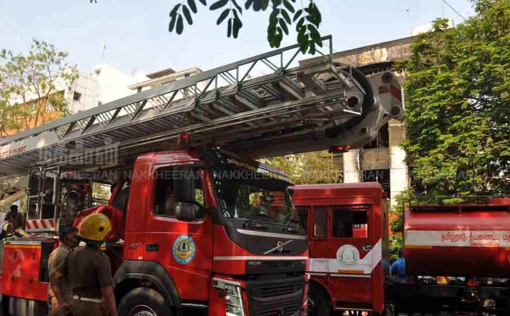 Fire incidents at 19 places in Chennai Fire Department