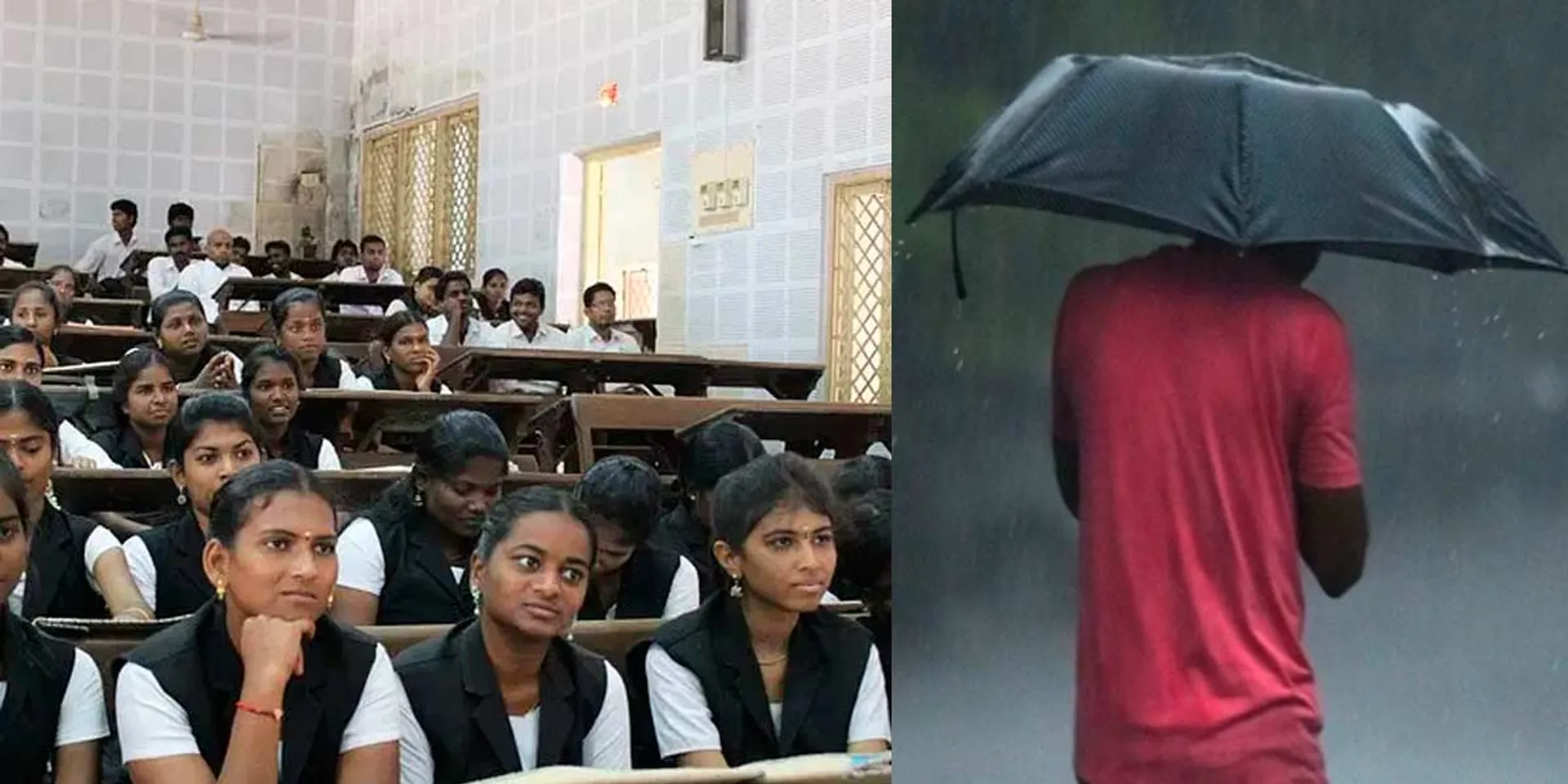  Rain Notification; 'Information about Law College Semester Examination