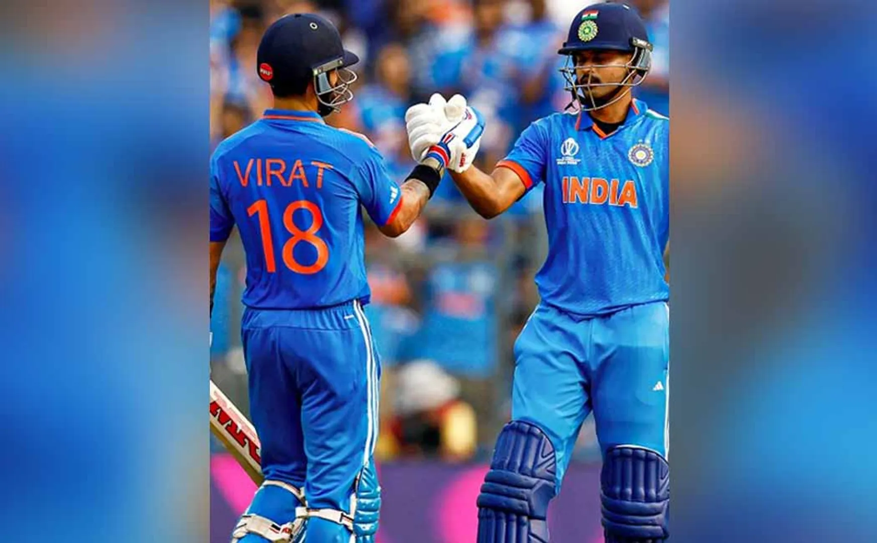INDvsNZ Indian team batting world cup semi final score update