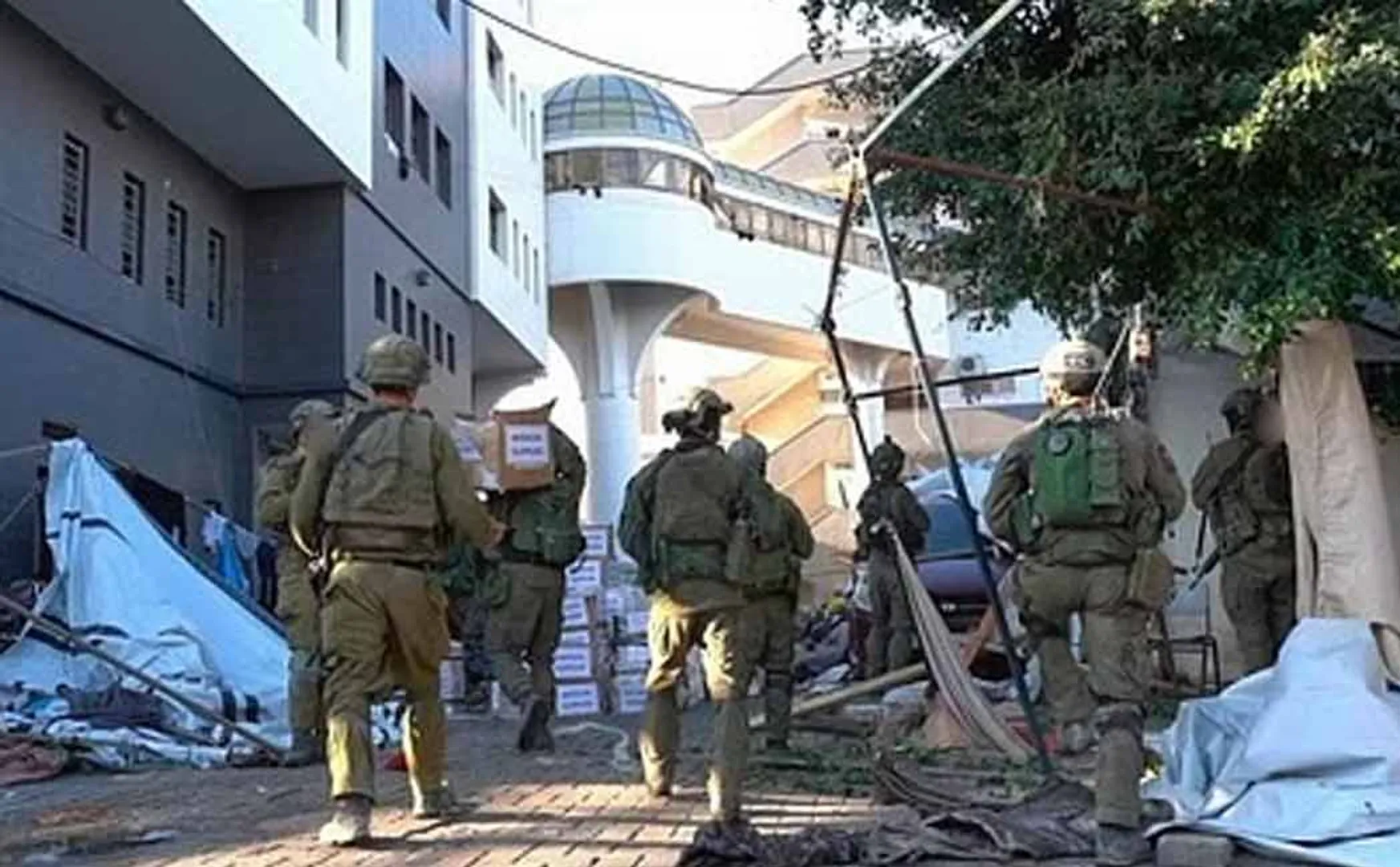 The Israeli army entered the hospital In spite of international law 