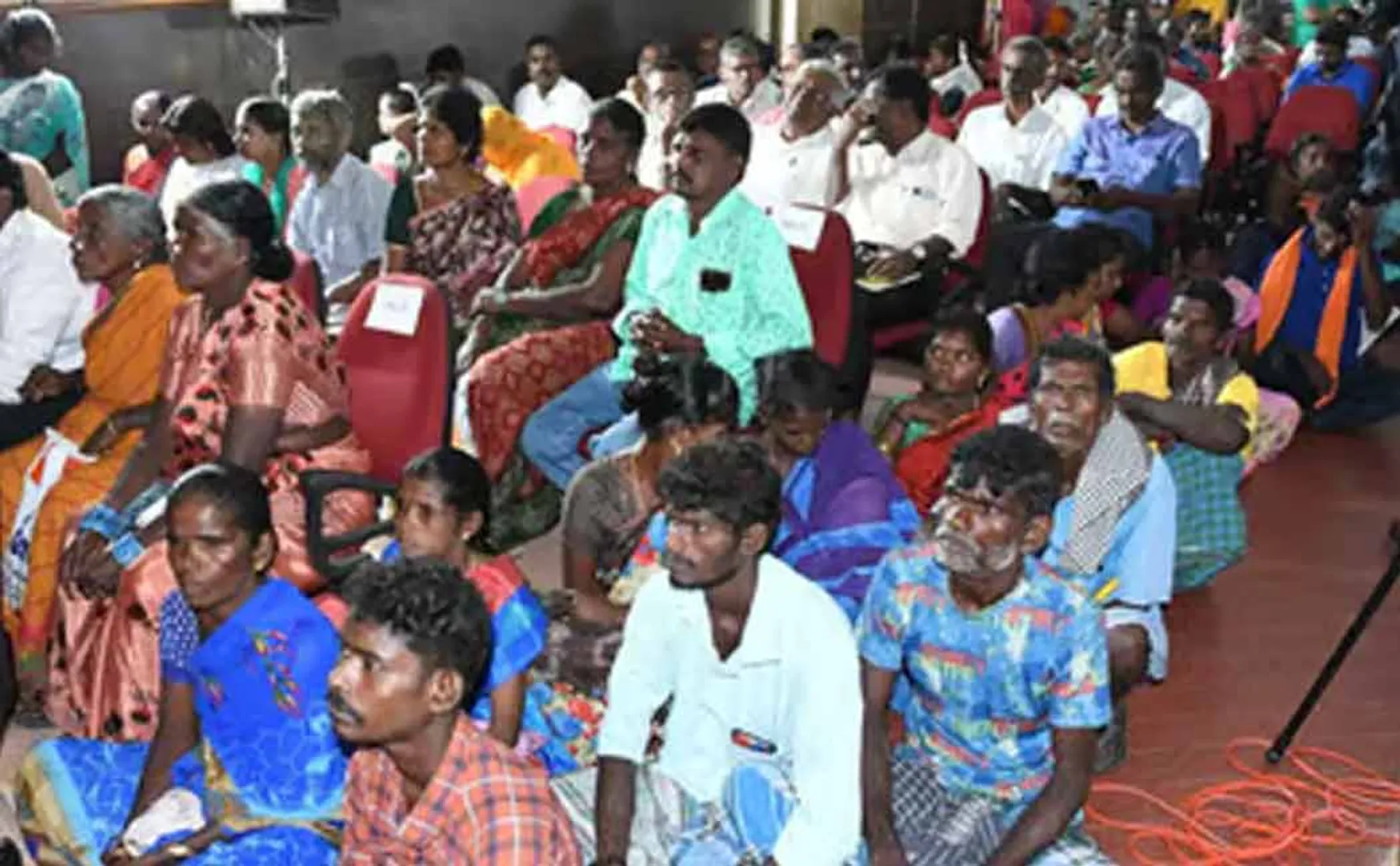 Tribal people are insulted by sitting on the ground at a government function