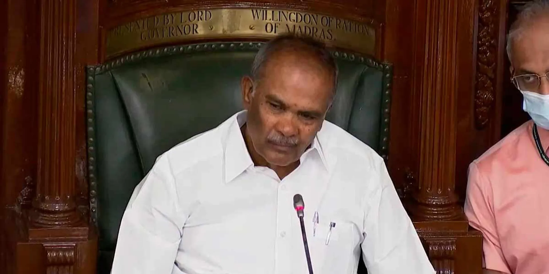  "Full stop, we will send it to the governor without changing even a comma" - Speaker Appavu's speech