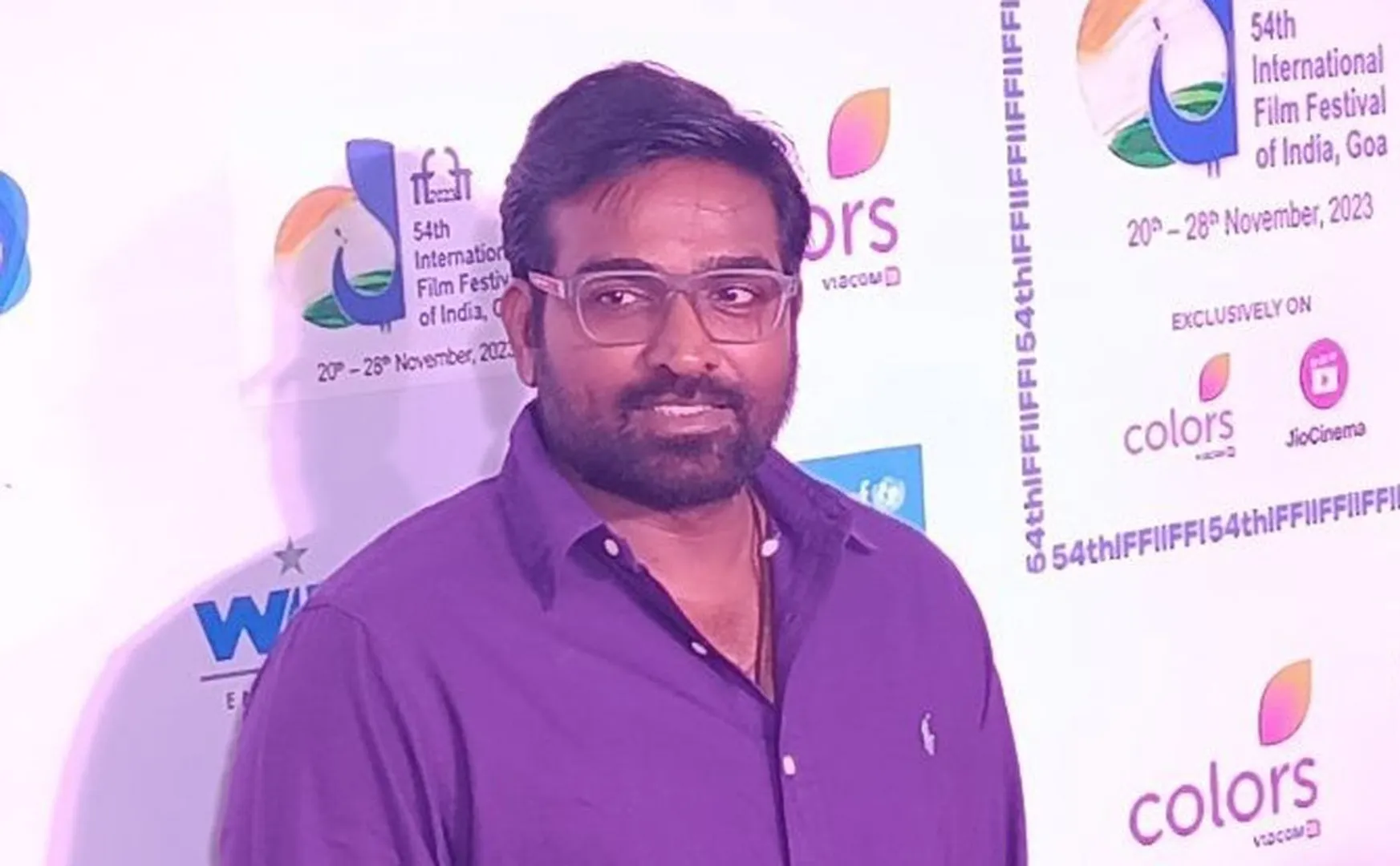 vijay sethupathi at 54th goa international film festival 