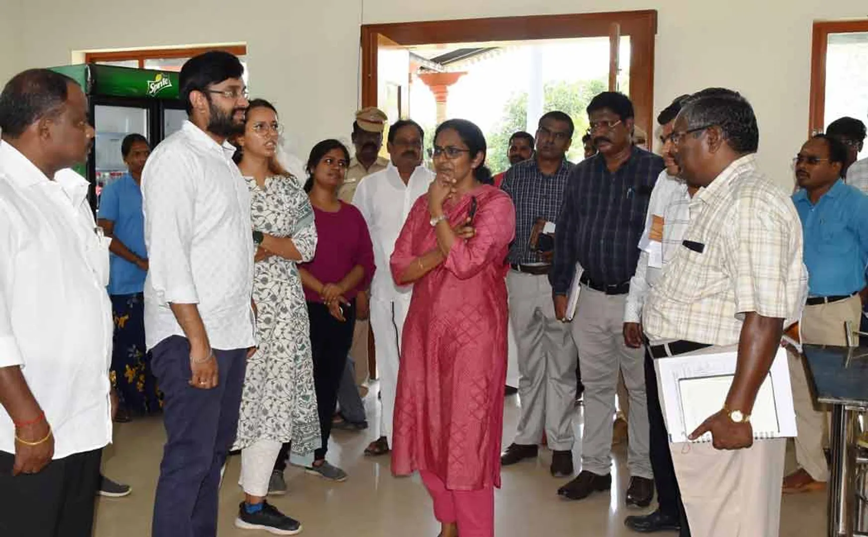 Commissioner of Tourism inspects the development of Pichavaram tourist site