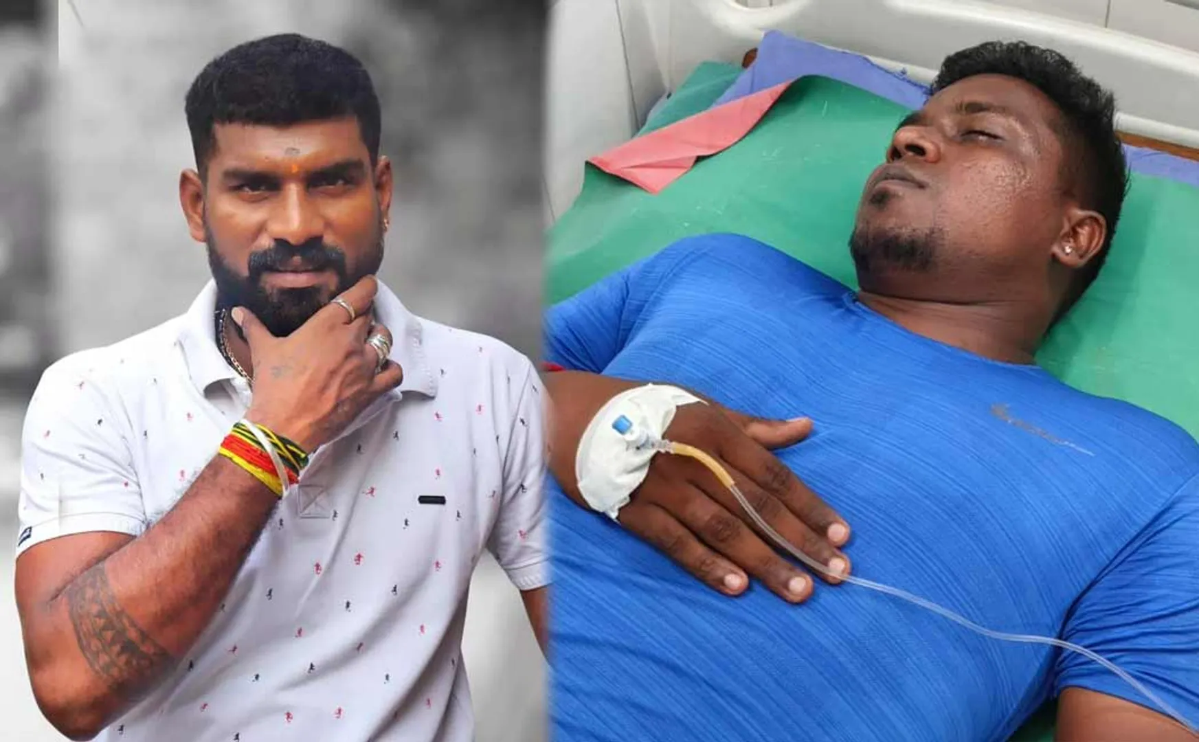 Trichy sub inspector who was treated at the hospital for rowdy jagan issue