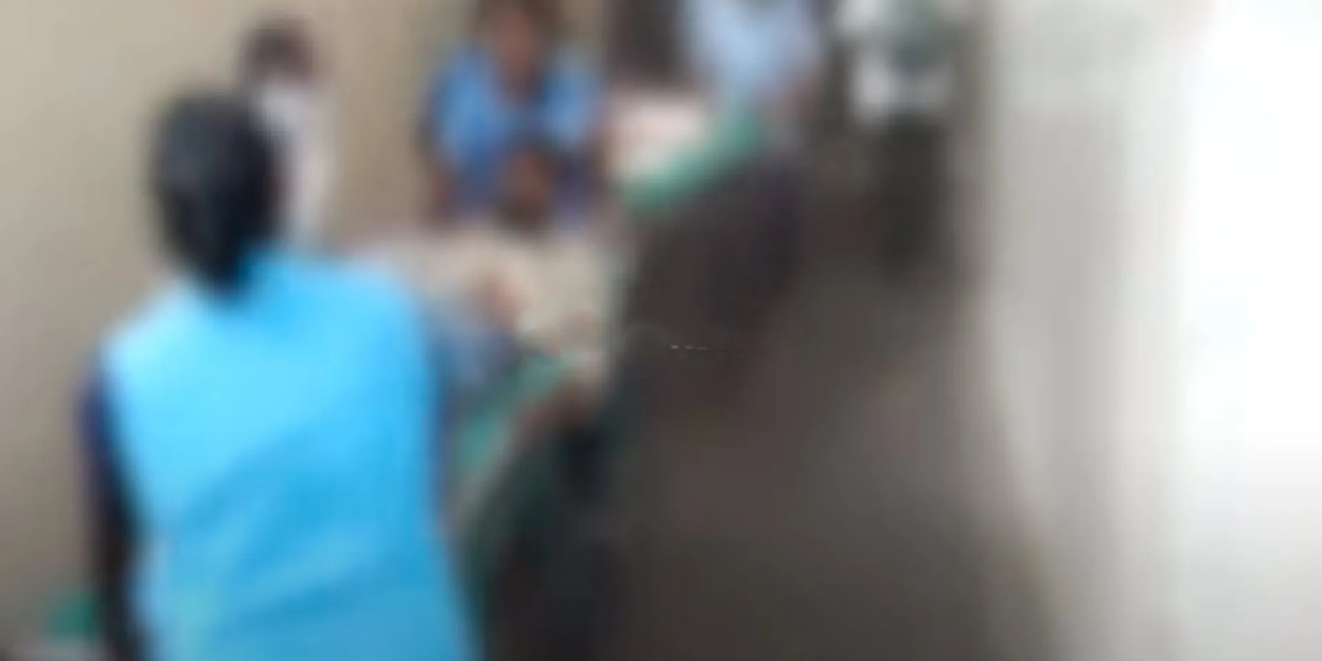 Government hospital fire; Discharge of patients