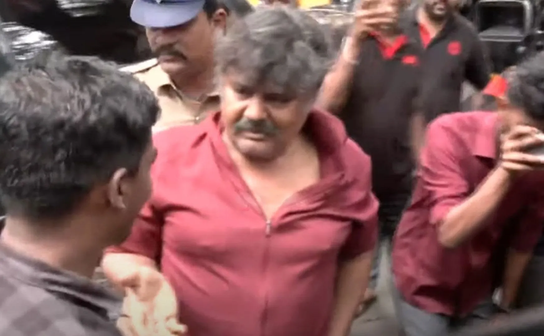 Mansoor Ali Khan appeared for the investigation in trisha issue 